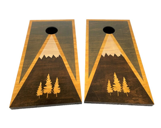 Mountian Cornhole Boards Full Game Set