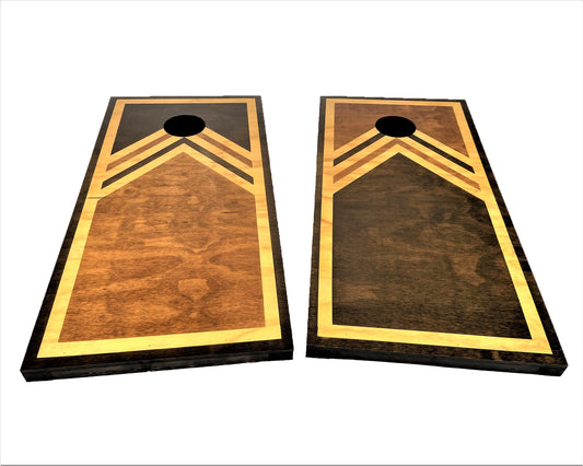 Retro Cornhole Boards Full Game Set