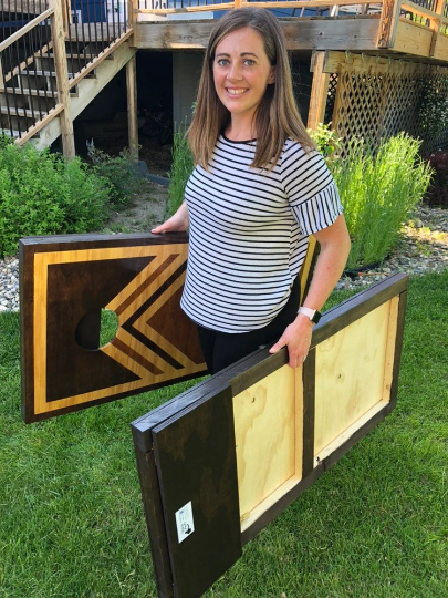 Fire Fighter or Nursing Cornhole Boards Full Game Set